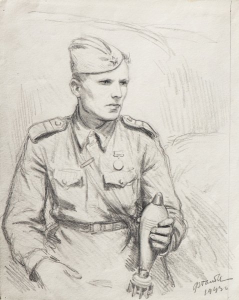 Солдат карандашом