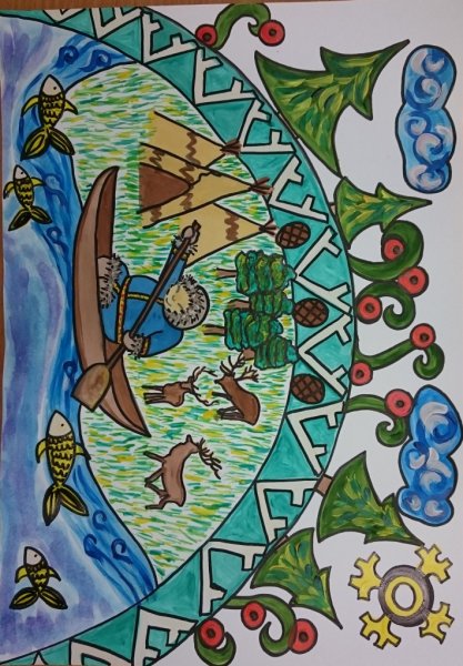 Югра рисунки