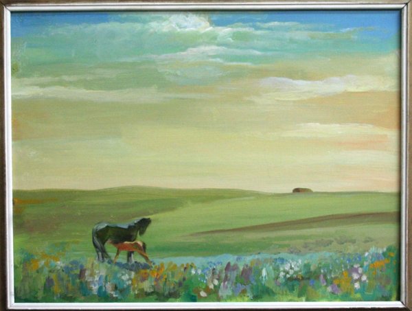 Степь рисунок для детей