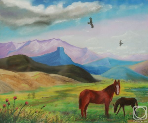 Детские рисунки на тему пустыня