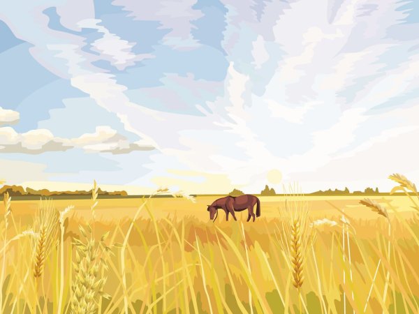 Рисунок степи 4 класс