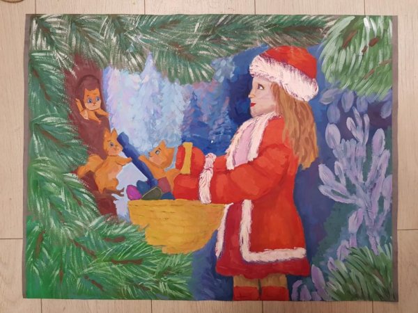 Новогодняя фантазия рисунок на конкурс