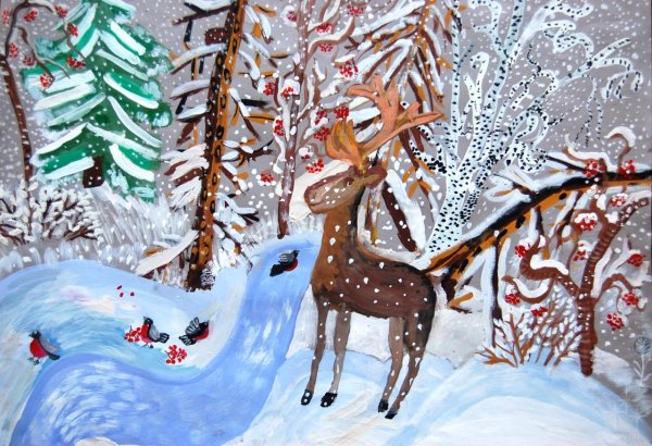 Новогодняя фантазия рисунок