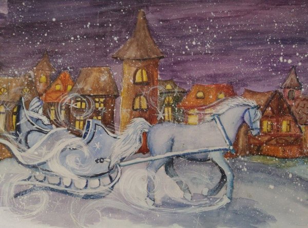 Конкурс детских рисунков новогодние фантазии