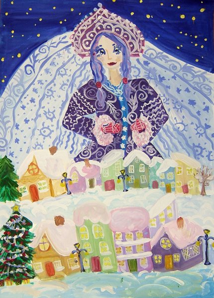 Новогодняя фантазия рисунок