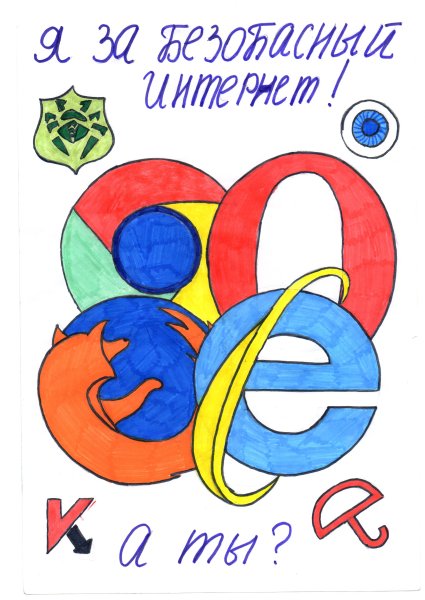 Рисунок на тему безопасный интернет