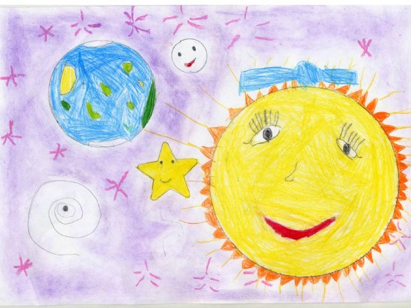 Рисунок на тему космос