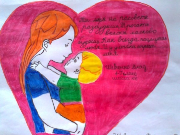 Конкурс рисунков ко Дню матери