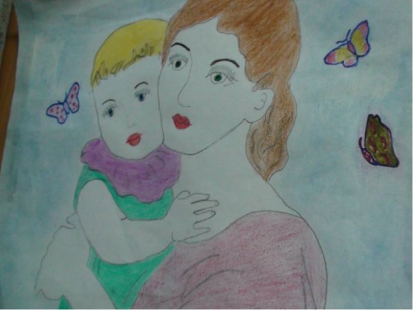 Рисунок мамы