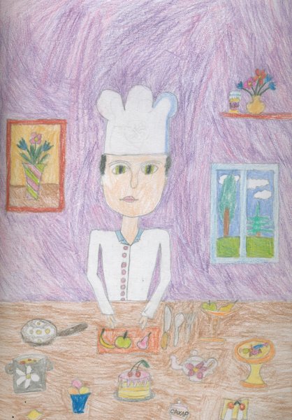 Рисование профессии старшая