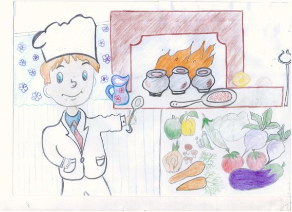 Рисование на тему профессии