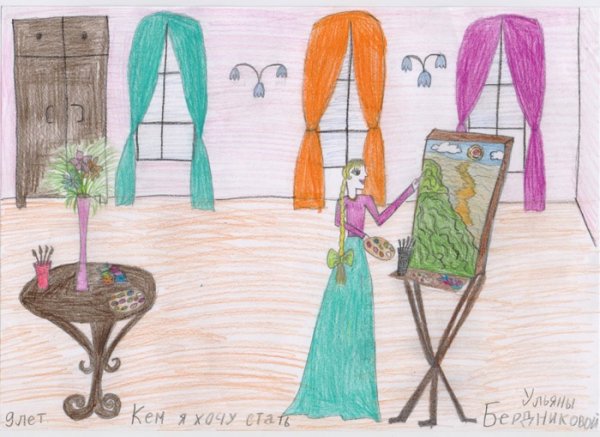 Кем я хочу стать когда вырасту рисунки