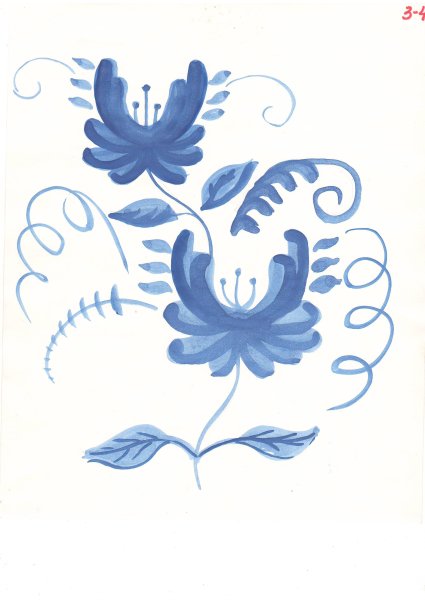 Гжельская роспись для детей