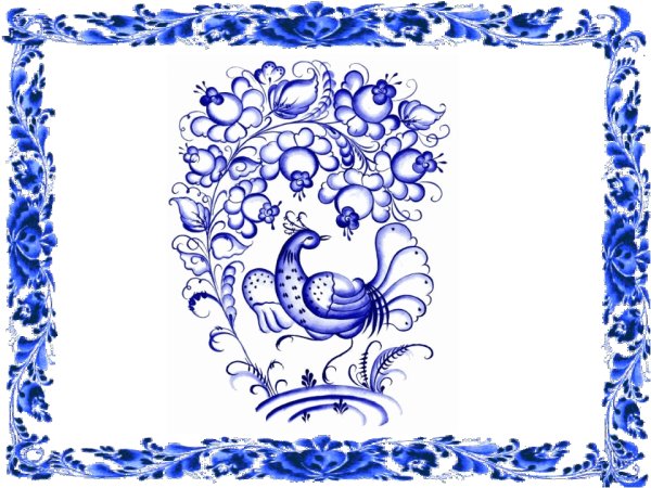 Искусство Гжели изо