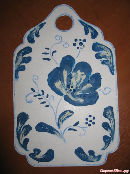 Поделки в стиле Гжель