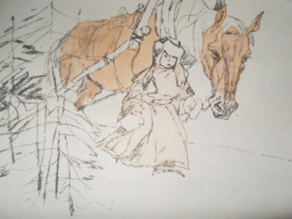 Иллюстрация к крестьянские дети Некрасова