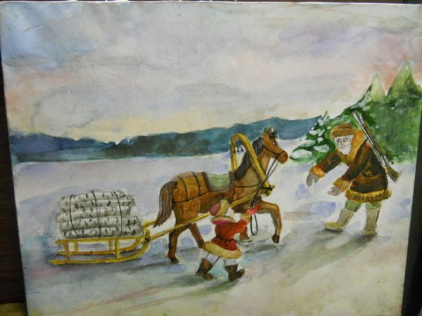 Иллюстрация к поэме крестьянские дети