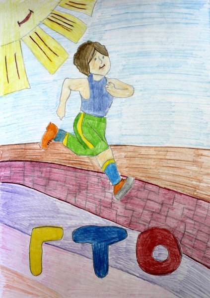 Рисование на тему спорт