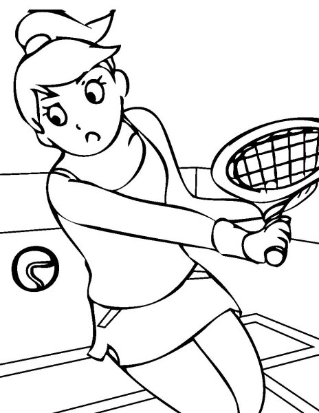 Спортивные раскраски для детей