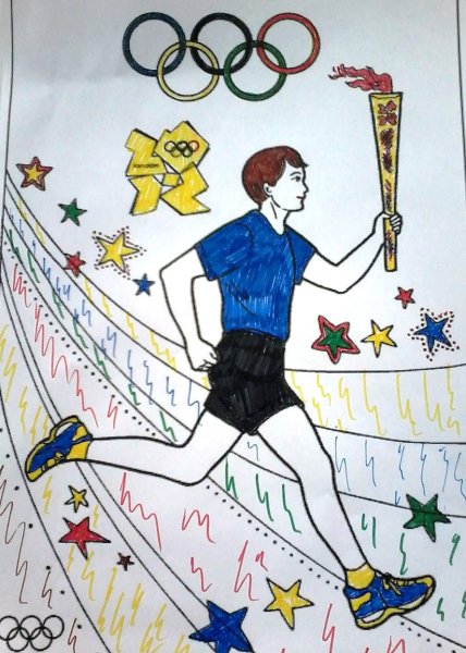 Рисунок на тему спорт