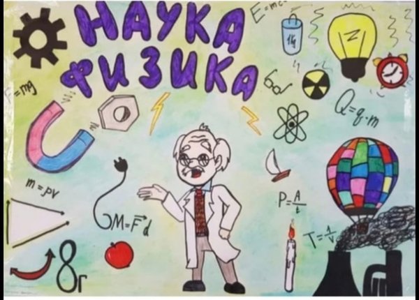 Плакат на тему физика