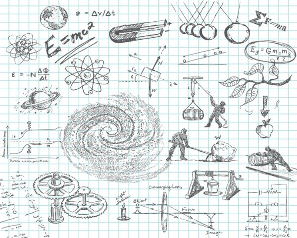 Рисунки про физику