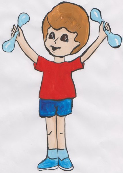 Рисунок на тему физкультура