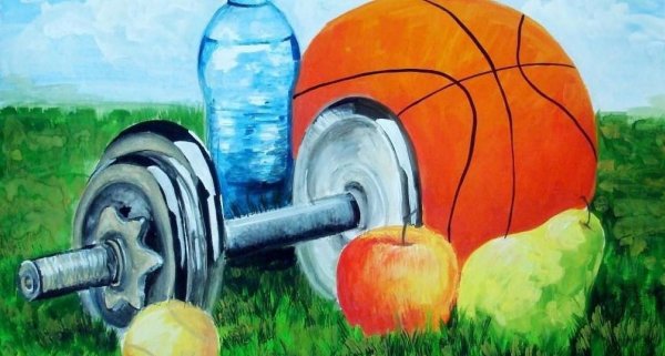 Рисунок на тему здоровый образ жизни