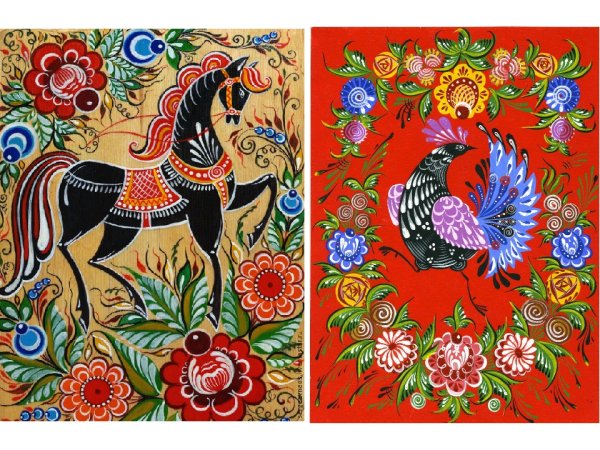 Изо 5 кл Городецкая роспись