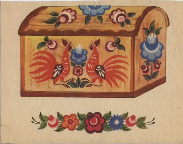 Городецкий поставец