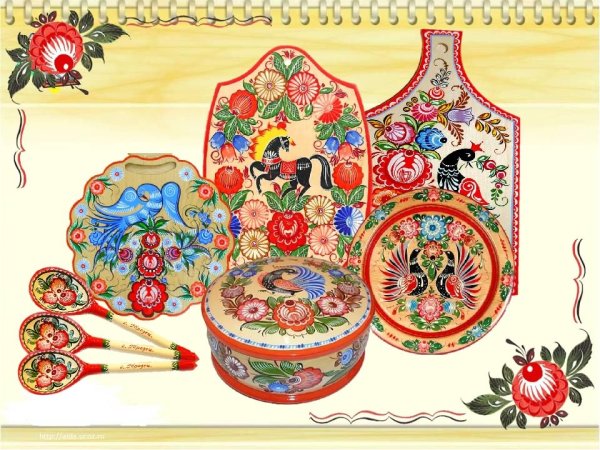 Городецкая роспись русский народный промысел