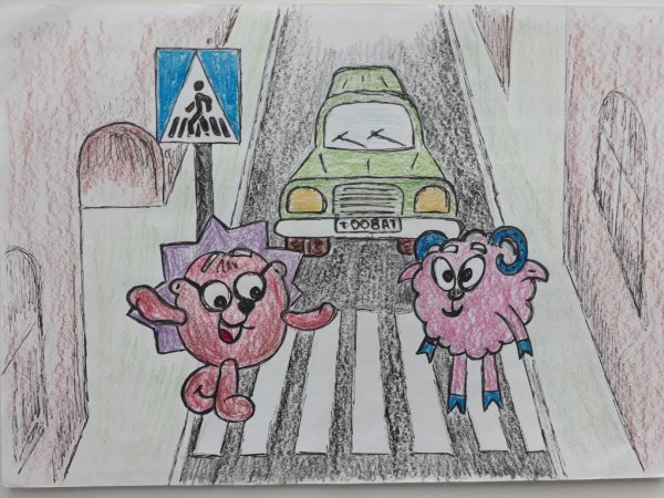 ПДД глазами детей Смешарики