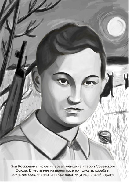 Зоя Анатольевна Космодемьянская подвиг