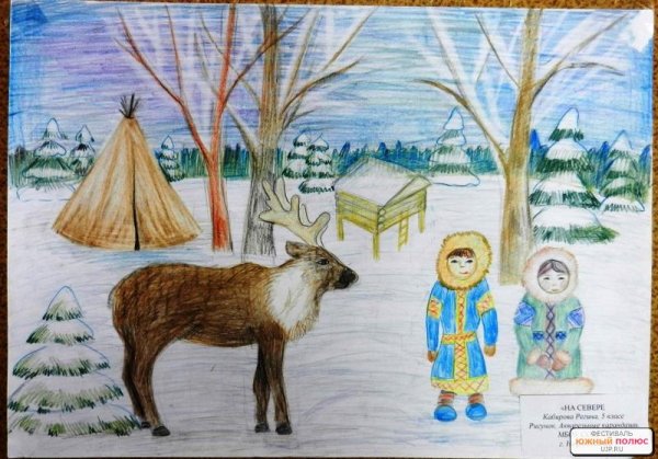 Детские рисунки Югра