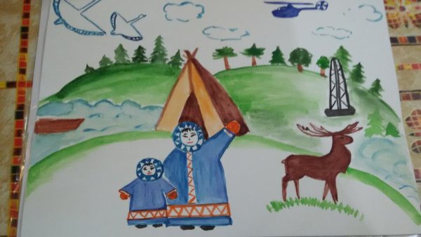 Рисунок Ханты манси ХМАО