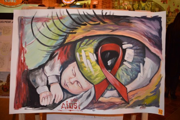 Плакат на тему ВИЧ