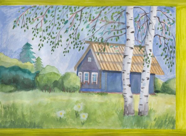 Родной край рисунок