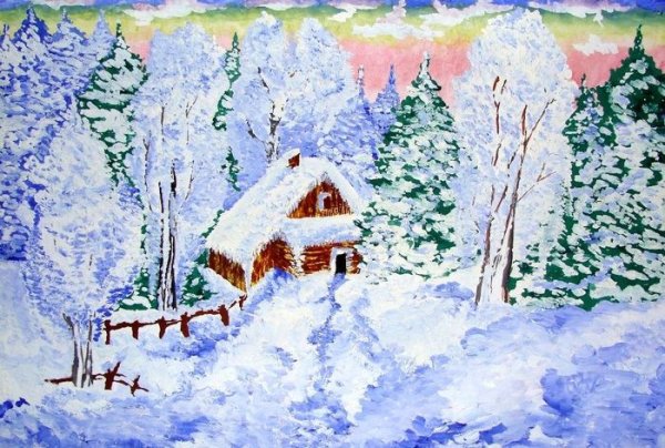 Зимние рисунки