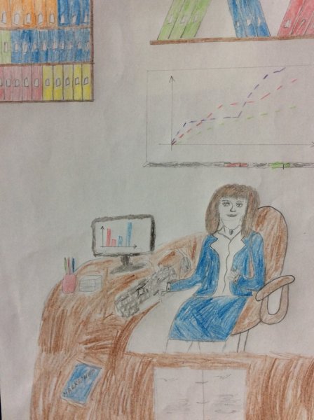 Детские рисунки на тему профессии моих родителей