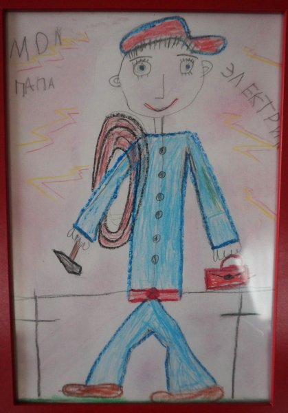 Детские рисунки на тему профессии