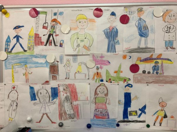 Рисование на тему профессии в подготовительной группе