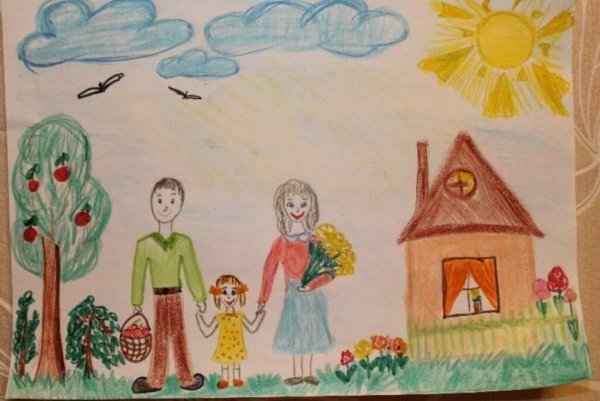 Рисунок моя семья