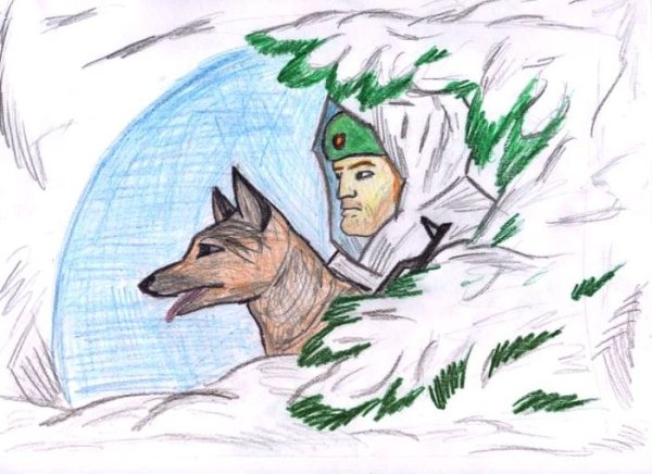 Рисунок на тему война