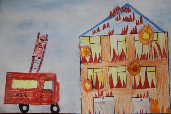 МЧС глазами детей рисунки