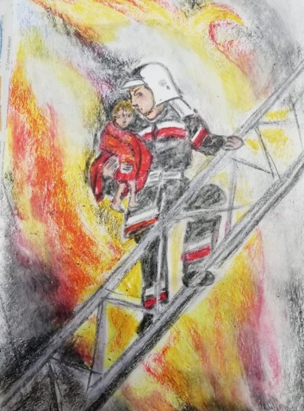 Спасатель рисунок