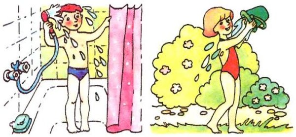 Обливание водой закаливание для детей