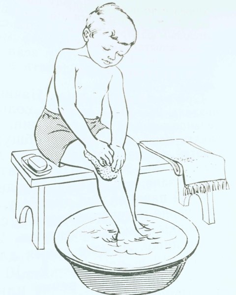 Раскраска закаливание для детей