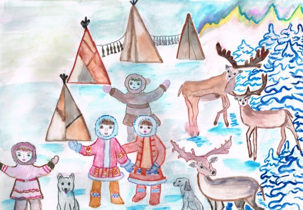 Детские рисунки Югра