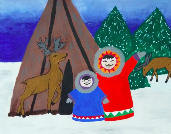 Сказки народов Ханты саамы с иллюстрациями