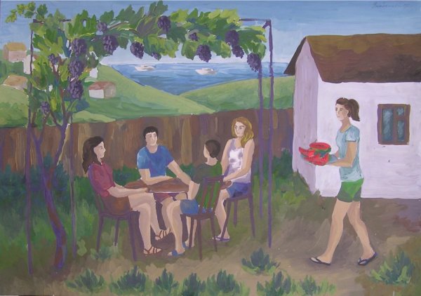 Бытовой Жанр рисунки